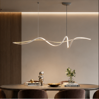 LED Ribbon Pendant Light Chrome – Ribbon
