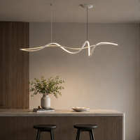 LED Ribbon Pendant Light Chrome – Ribbon