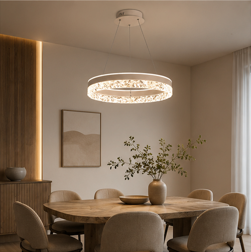 Suspension Luminaire Anneau Design – Halo