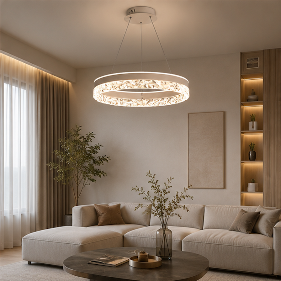 Suspension Luminaire Anneau Design – Halo