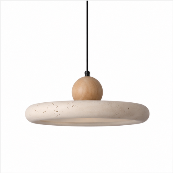 Suspension Luminaire Travertin Beige – Dune