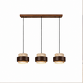 Suspension Luminaire 3 Lampes en Pierre Naturelle – Petra