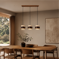 3-Light Natural Stone Pendant Light – Petra