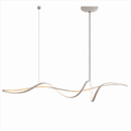 Suspension Luminaire LED Ruban Chromé – Ruban