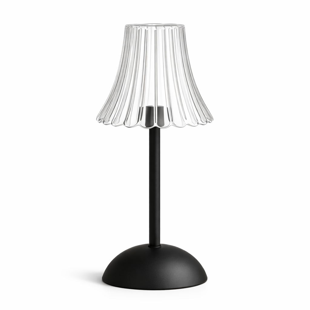 Lampe sans fil abat-jour plissé – Flux