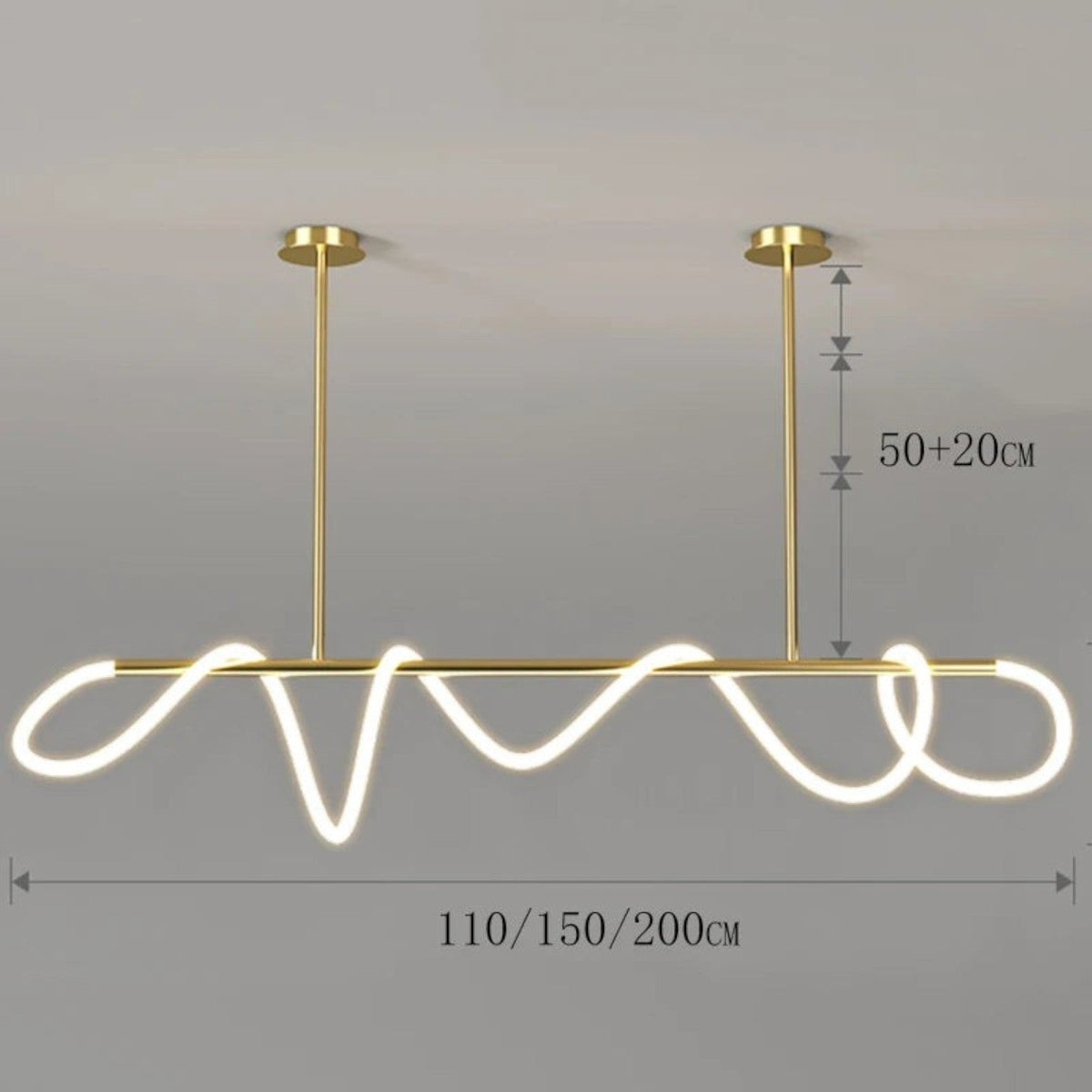 Suspension luminaire salle | Lumière Nova