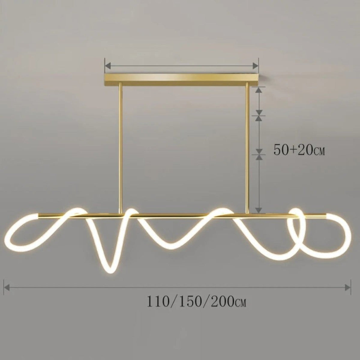 Suspension luminaire salle | Lumière Nova