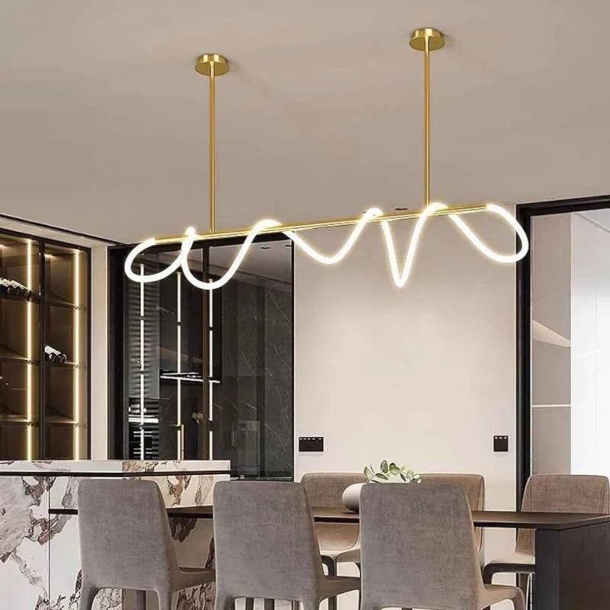 Suspension luminaire salle | Lumière Nova