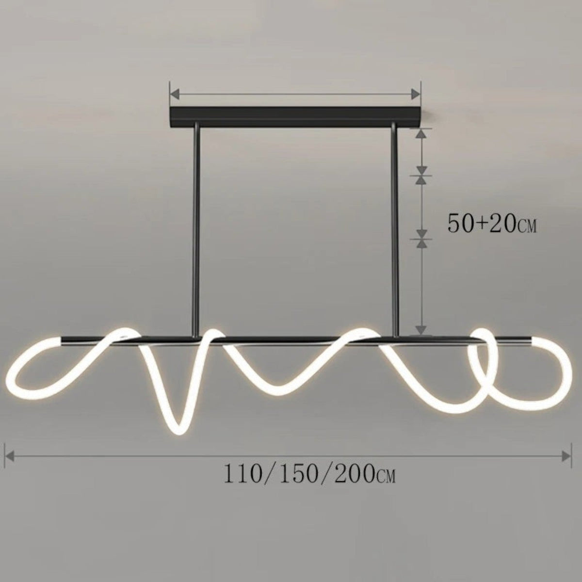 Suspension luminaire salle | Lumière Nova