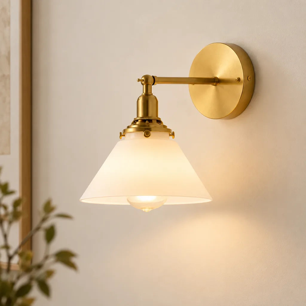 Applique murale vintage | Lumière Ambre