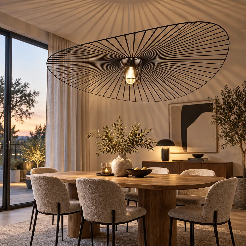 Suspension luminaire voilage | Aura Vela