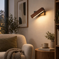 Applique murale bois | Lumière Noyer