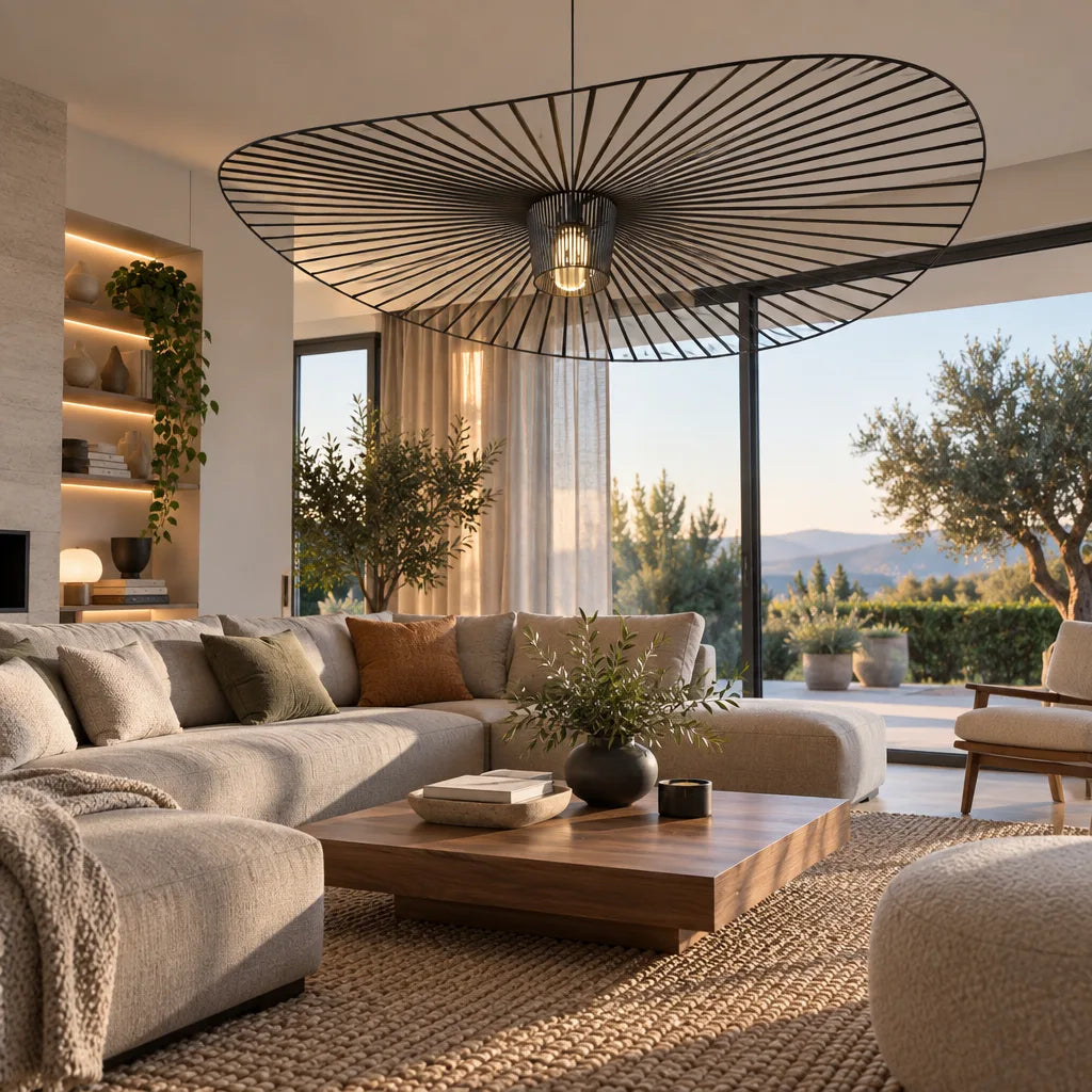 Suspension luminaire voilage | Aura Vela