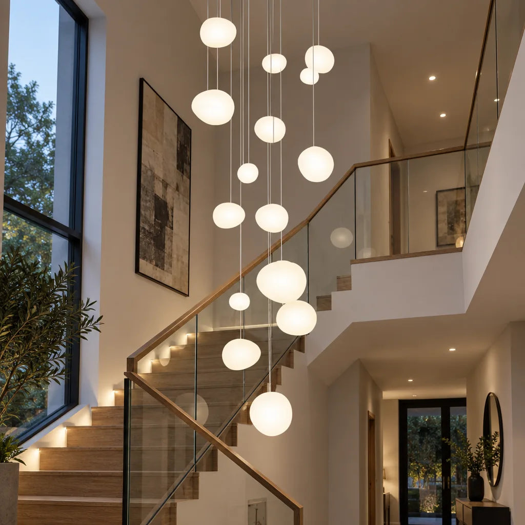 Suspension cascade globes | Eloria