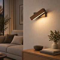 Applique murale bois | Lumière Noyer