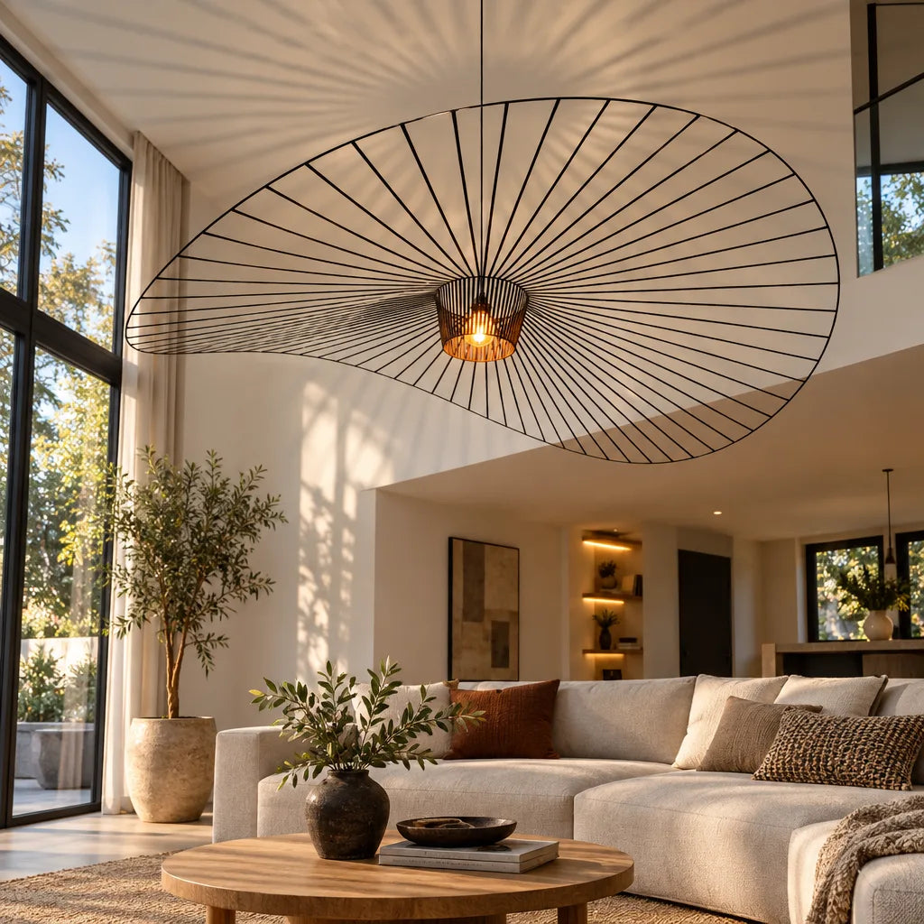Suspension luminaire voilage | Aura Vela