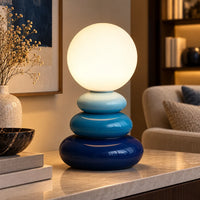 Lampe galet céramique | Pila Nova